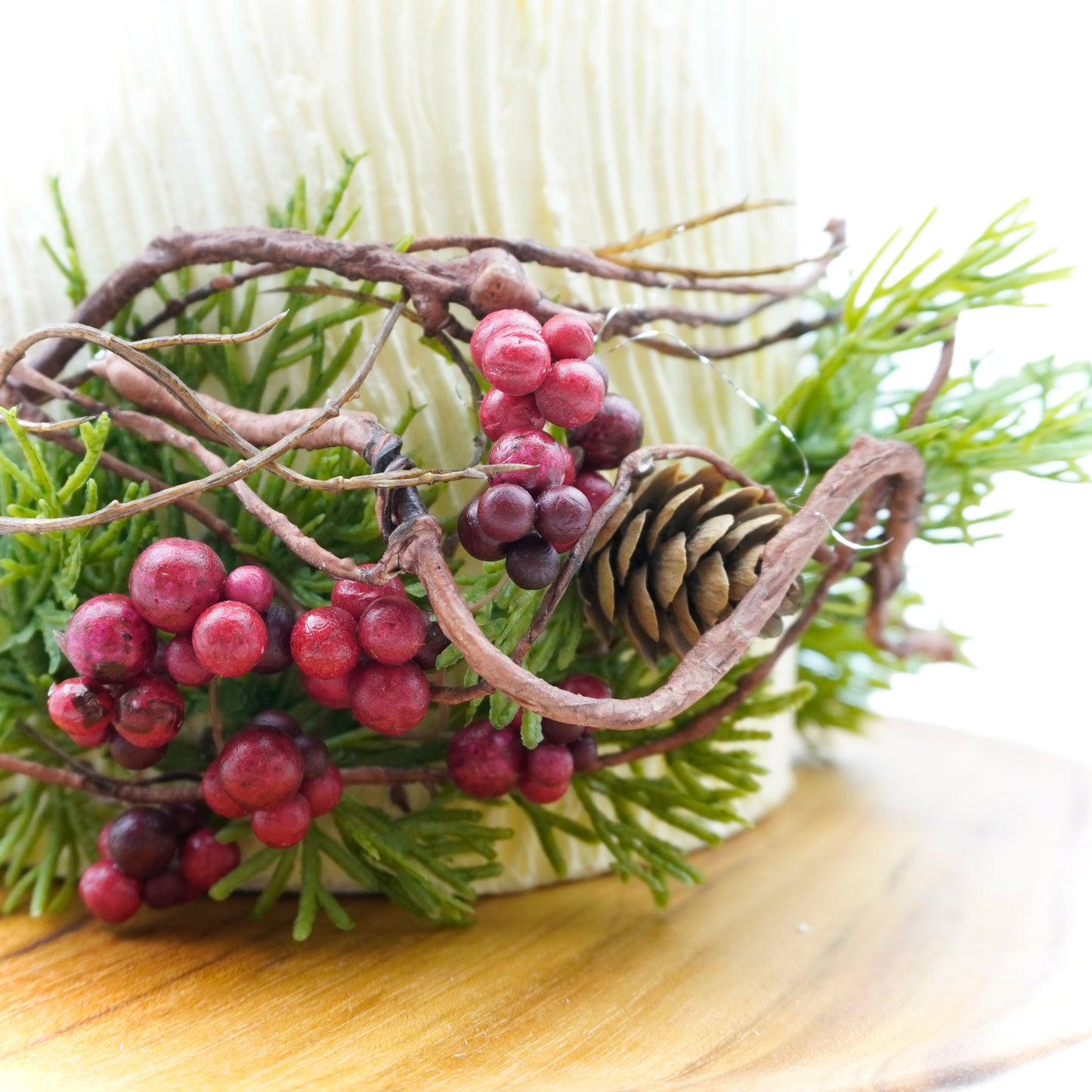 クリームイエローX’masクレイケーキ