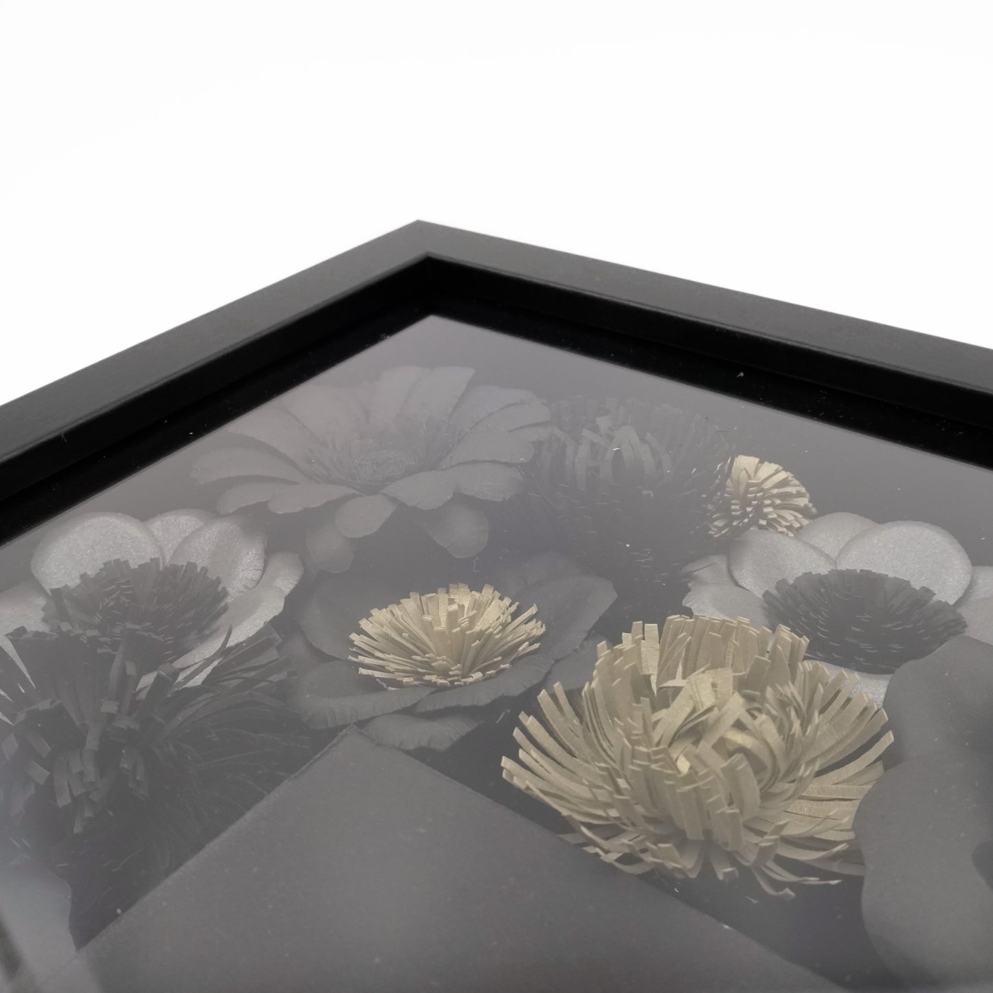 ボックスフラワー モノトーン02