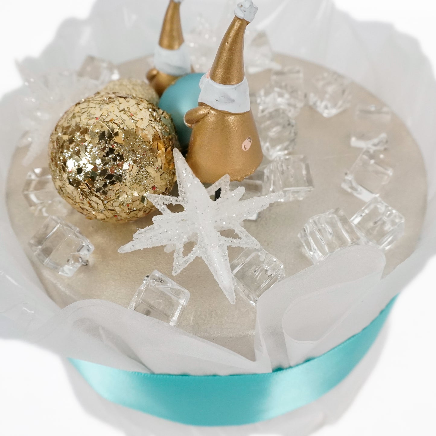 クリスタルスノー サンタクレイケーキ