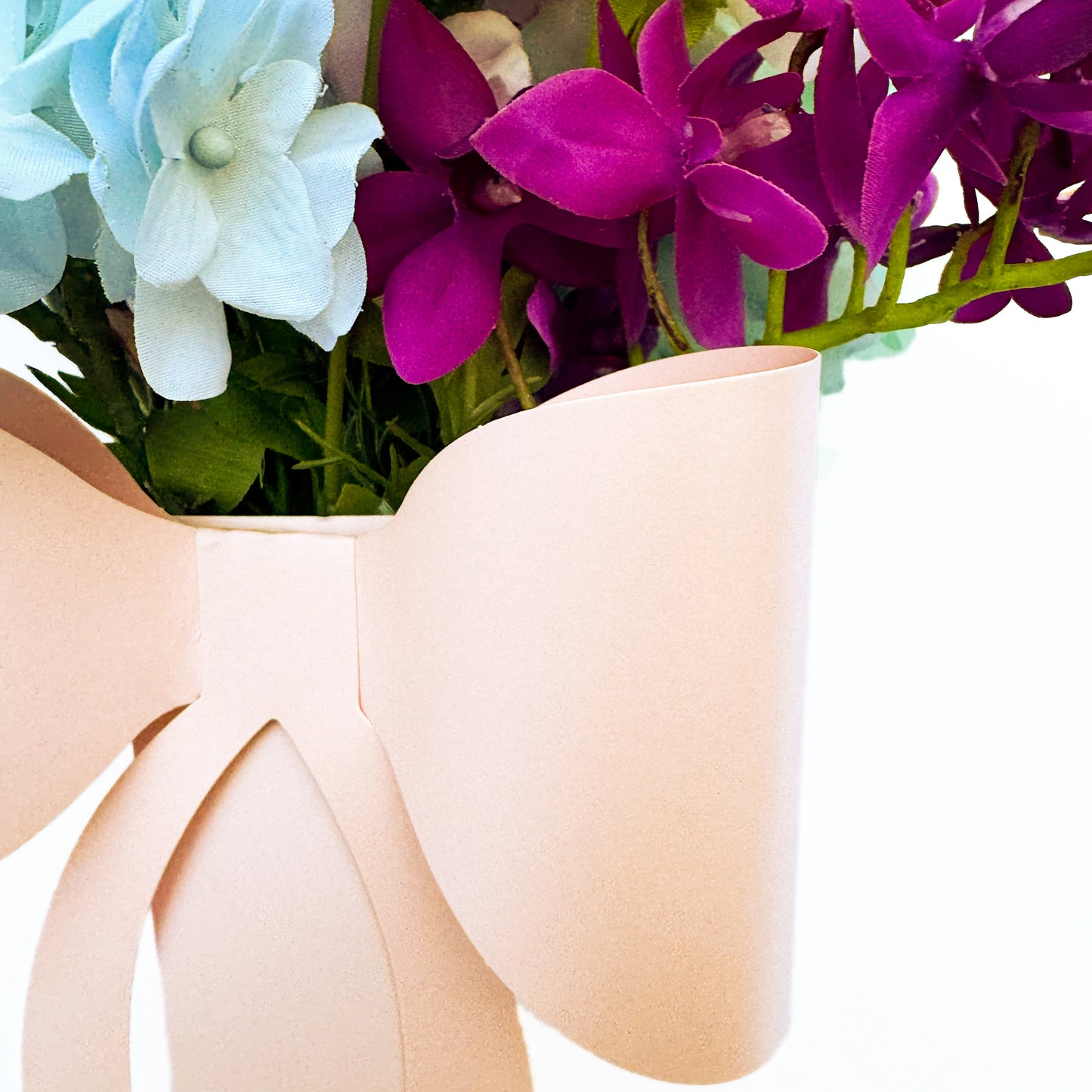 リボンボウブーケ【紫陽花】