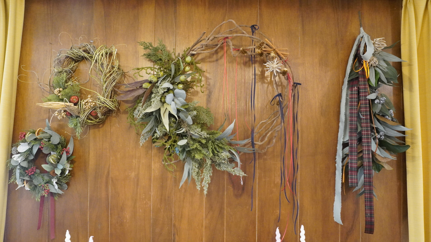 クリスマススワッグ【リーフハーモニー】