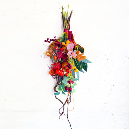 ハロウィンアレンジ【オータム・ハーモニー・スワッグ】