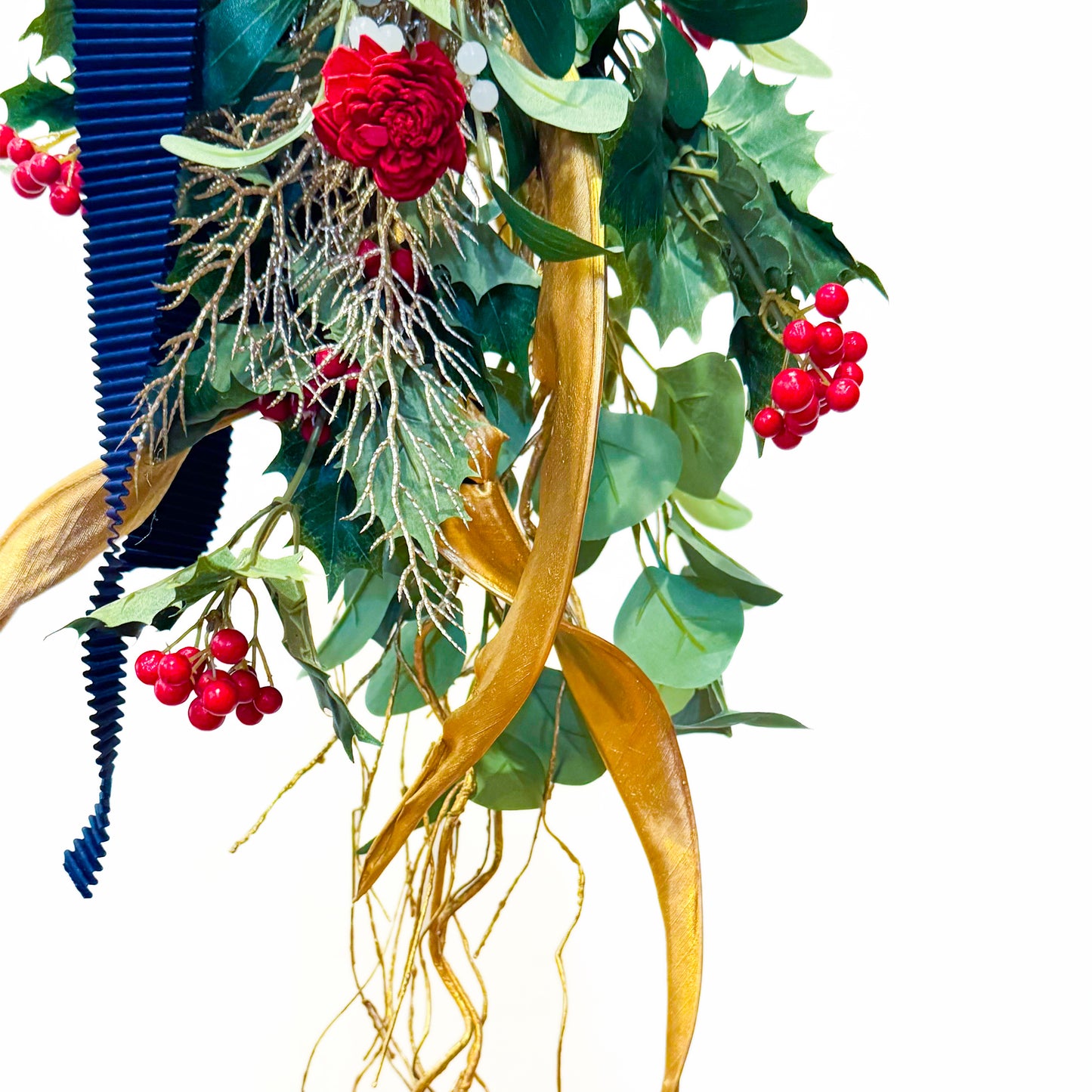 クリスマススワッグ【ソーラーフラワースワッグ】