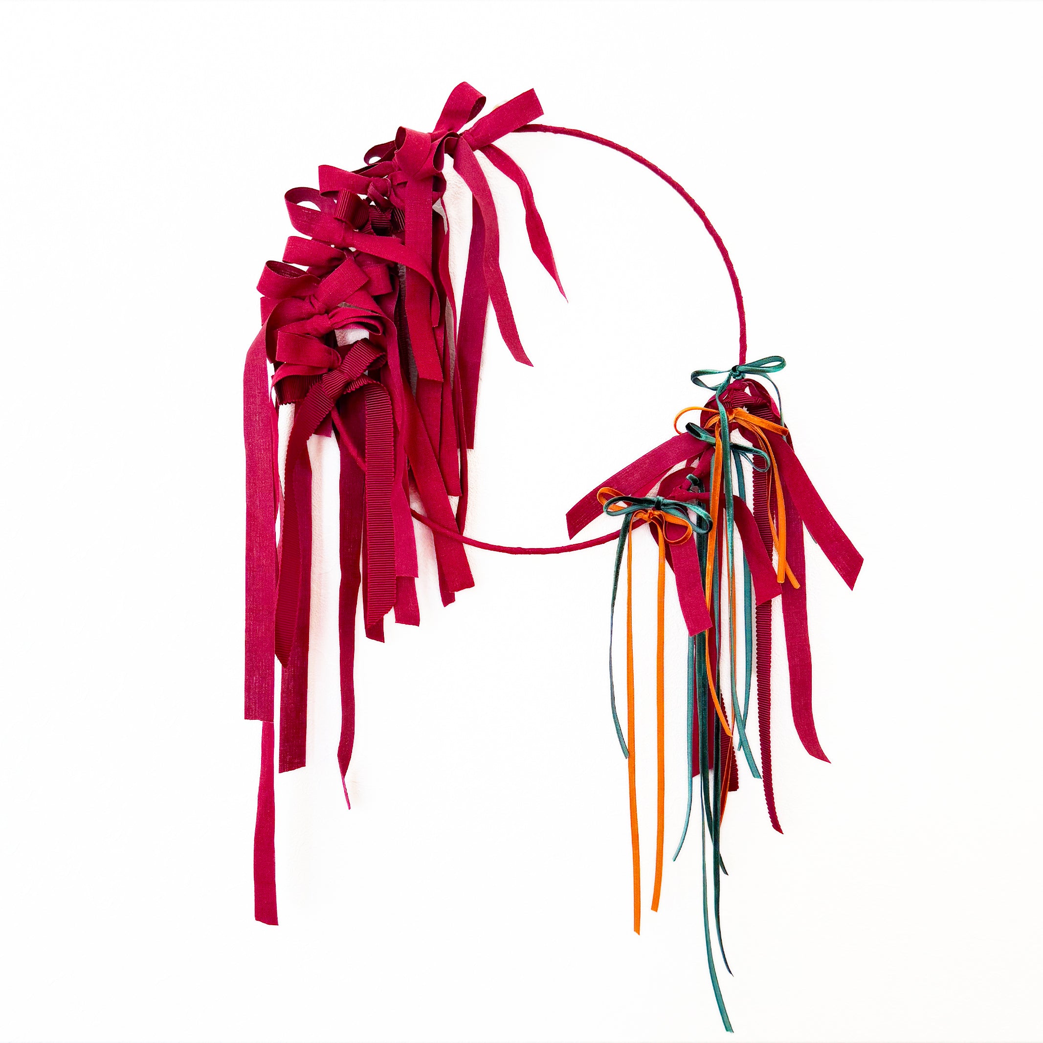 クリスマスリース【リボンデコレーションリース】