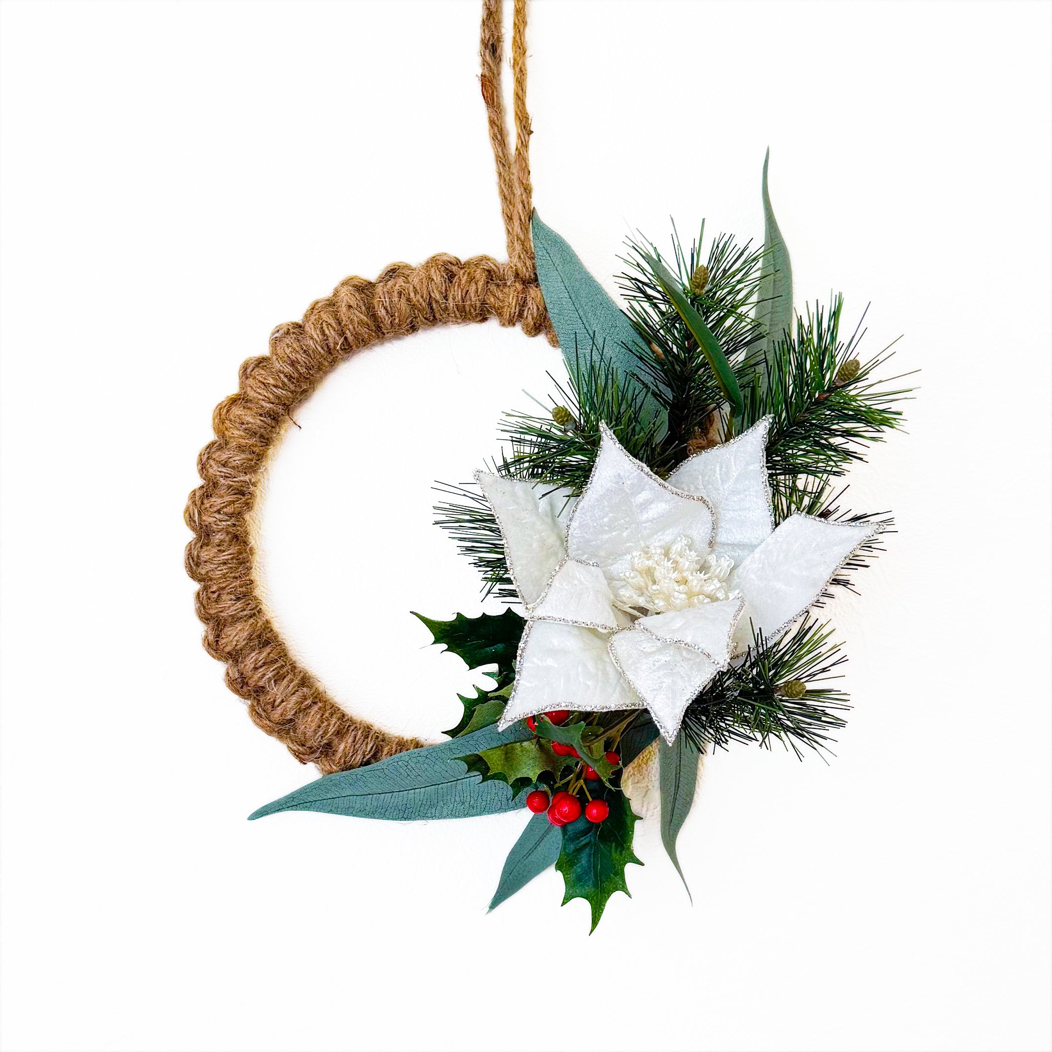 クリスマスリース【パインジュートリース】