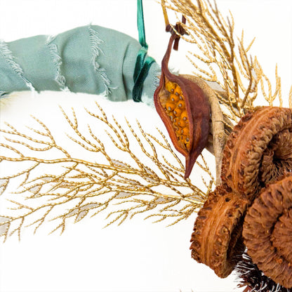 クリスマスリース【シェイプホーン・ミニリース】