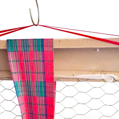 クリスマスアレンジメント【ポインセチア×リボンフレームアレンジ】