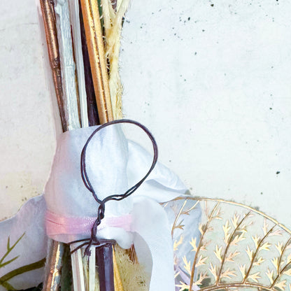 クリスマススワッグ【エレガントピンクスワッグ】