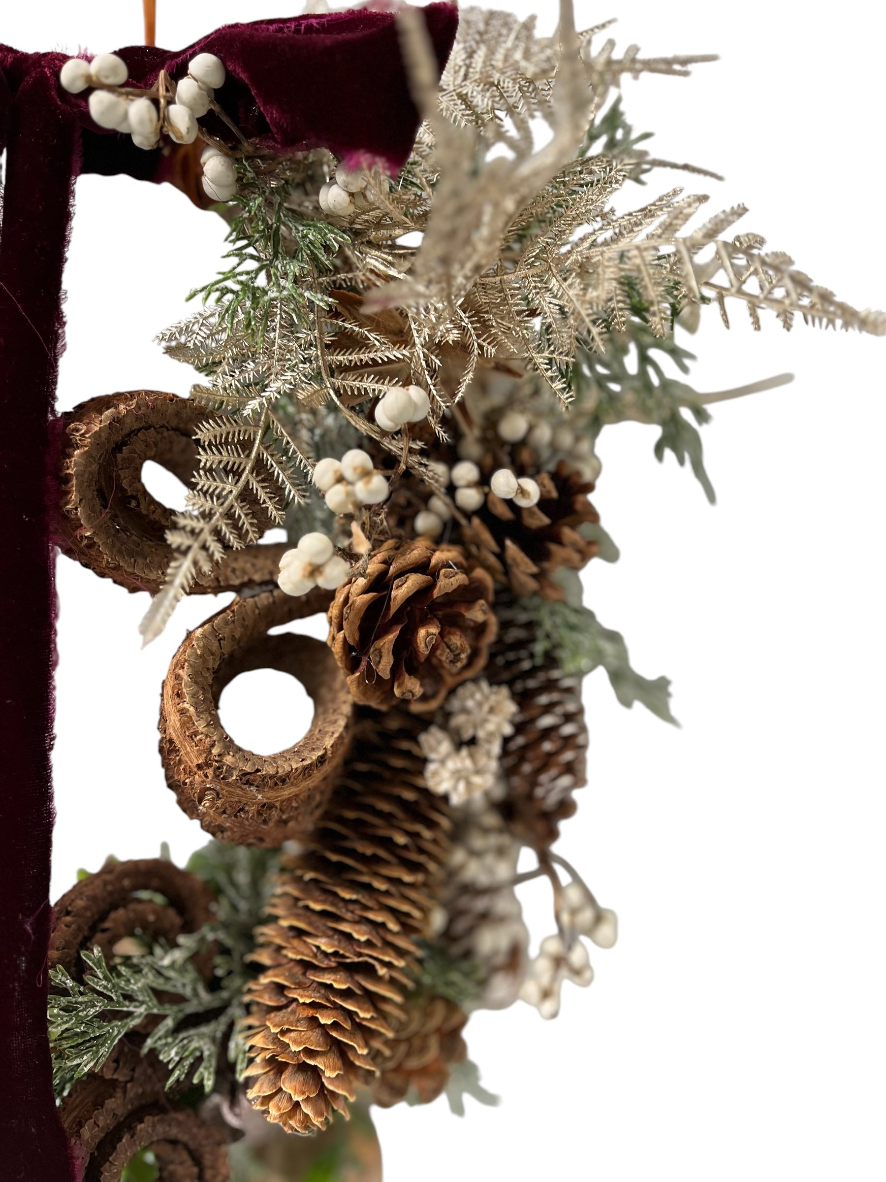 リース【ジュートリングの木の実リース】 – miyako decoration